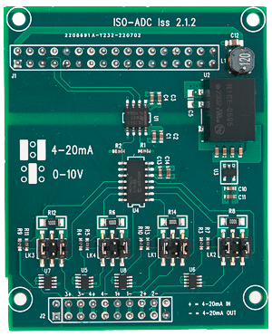 Isolated ADC 4-20mA Sensor Industrial Raspberry Pi IO Card